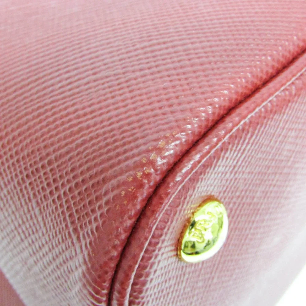PRADA Cream Leather Shoulder Bag